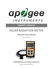 Apogee MP-100 Owner's Manual
