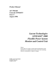 Lucent Technologies 115B Product Manual