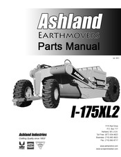 Ashland Earthmovers I-175XL2 Parts Manual