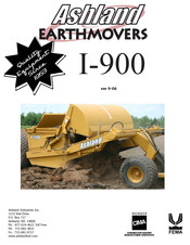 Ashland Earthmovers I-900 Parts Manual