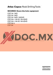 Atlas Copco SECOROC COP 64.2QHD Manual