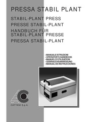 Cattani Stabil Plant-Press Operator's Handbook Manual