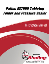 MyBinding Paitec ES7000 Instruction Manual