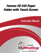 MyBinding Formax FD-346 Instruction Manual
