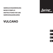 Spring VULCANO Instructions For Use Manual