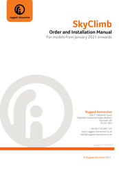 Rugged Interactive SkyClimb Order And Installation Manual