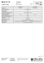 Griven Moled 25 User Manual
