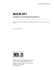 Allen-Bradley DF1 Installation And Programming Manual
