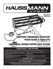 Haussmann Xpert MSS106 Operator's Manual