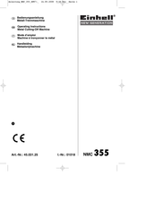 EINHELL 45.031.25 Operating Instructions Manual