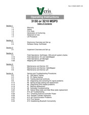 Veris 3210 MSP3 Operating Instructions Manual