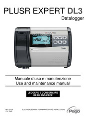 Pego PLUSR EXPERT DL3 Use And Maintenance Manual