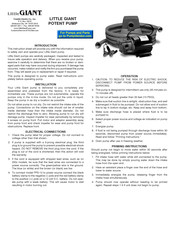 Little Giant PP-1 Instruction Sheet