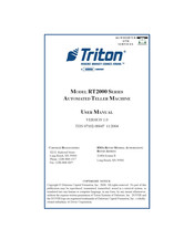 Triton RT2000 User Manual