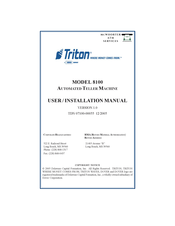Triton 8100 User & Installation Manual