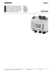 Siemens RWC32/82 Installation And Commissioning Manual