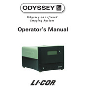 LI-COR ODYSSEY Series Operator's Manual