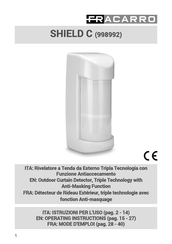 Fracarro SHIELD V Operating Instructions Manual
