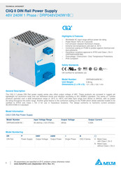 Delta DRP048V240W1B Series Assembly & Installation