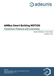 Adeunis RF WMBus Smart Building MOTION User Manual
