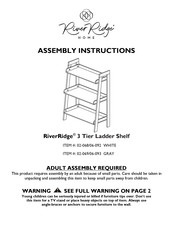 RiverRidge 02-068/06-092 Assembly Instructions Manual