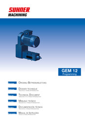 Suhner Machining GEM 12 Technical Document