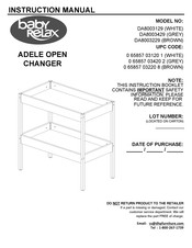 Baby Relax 0 65857 03420 2 Instruction Booklet
