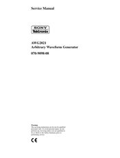 Sony Tektronix AWG2021 Service Manual