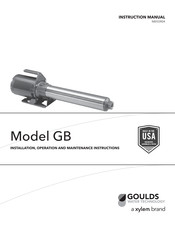 Xylem GOULDS GB Instruction Manual