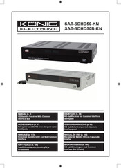 König Electronic SAT-SDHD50B-KN Manual