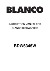 Blanco BDW6345W Instruction Manual