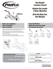 Proflo PFWSC5240CP Manual