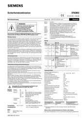 Siemens 3TK2853 Quick Start Manual