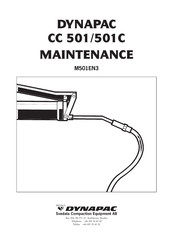 Dynapac CC 501 Manual