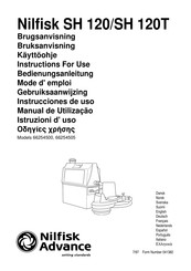 Nilfisk-Advance SH 120T Instructions For Use Manual