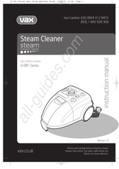 Vax V-081 SERIES Instruction Manual