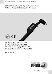 BINZEL-ABICOR PSB 31 Operating Instructions Manual