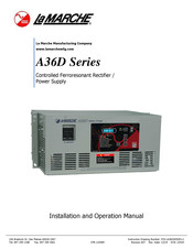 Lamarche A36D Series Installation And Operation Manual