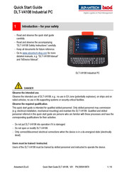 Advantech-DLoG DLT-V4108 Quick Start Manual