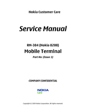 Nokia 8208 Service Manual