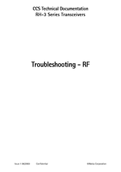 Nokia RH-3 Series Troubleshooting - Rf