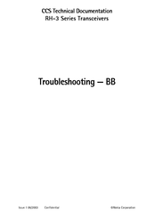 Nokia RH-3 Series Troubleshooting - Bb