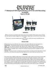 Durite 7 Waterproof 4CH Installation Instructions Manual