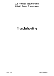 Nokia RH-13 Series Troubleshooting Manual
