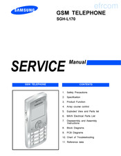 Samsung SGH-L170 Service Manual