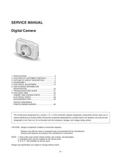 LG X-SHOT LDC-A310 Service Manual