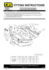Tjm T24 Fitting Instructions Manual