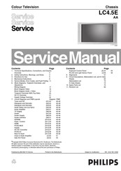 Philips LC4.5E Service Manual