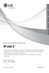 LG PESC0RV0 Installation Manual