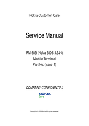 Nokia 3806 Service Manual